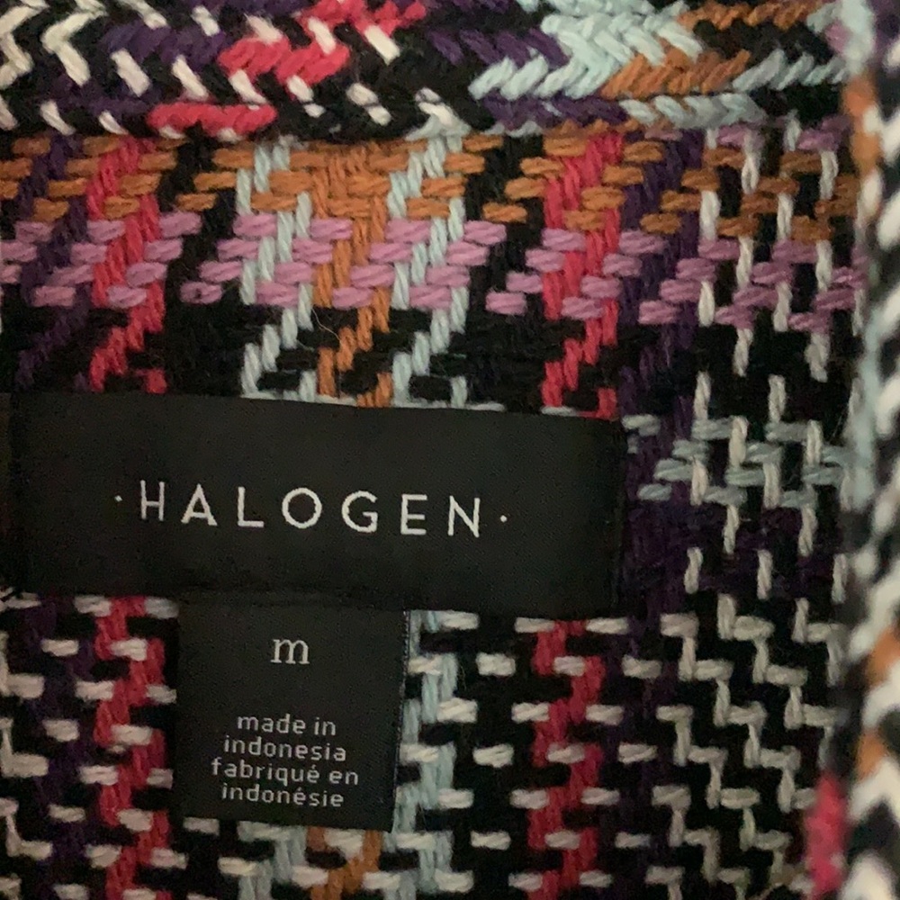 Halogen Multi Colored Herringbone Jacket - image 4